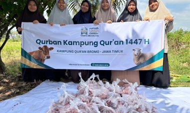 Kebahagiaan Idul Adha di Kampung Qur’an Bromo: Amanah Qurban Tersalurkan untuk Santri dan Warga