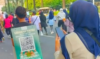 Syiar di Tengah Kota: Rumah Tahfizh Center Sukses Gelar Sosialisasi Program Lebaran Yatim di CFD Sudirman